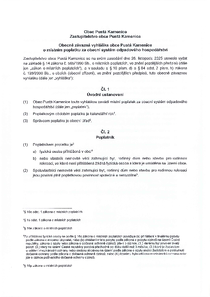 Obecně závazná vyhláška obce Pustá Kamenice č. 1/2025 o místním poplatku za obecní systém odpadového hospodářství