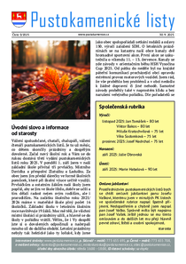 Pustokamenické listy č. 3/2025