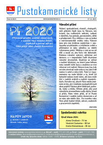 Pustokamenické listy č. 4/2025