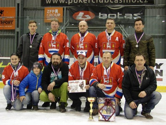 Konečné druhé místo v soutěži AHL Polička je výborným výsledkem našich hokejistů