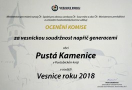 Vesnice roku 2018 - Slavnostní předání ocenění v Dolním Němčí - foto č. 1