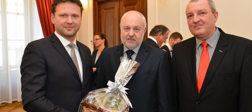 Vítězové soutěže Vesnice roku 2018 byli přijati u předsedy Poslanecké sněmovny PČR Radka Vondráčka