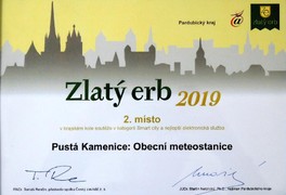 Pustá Kamenice získala dvě druhá místa v soutěži Zlatý erb 2019 - foto č. 5