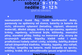 Oblastní charita Polička - další aktualizace požadavků pomoci pro Moravu - plakát č. 2 - foto č. 1