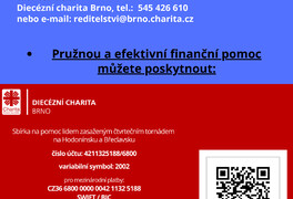 Oblastní charita Polička - další aktualizace požadavků pomoci pro Moravu - plakát č. 2 - foto č. 2