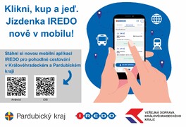 Mobilní aplikace IREDO - další důležitý krok v modernizaci veřejné dopravy v Pardubickém kraji - foto č. 1