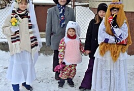 Masopustní průvod dětí ZŠ a MŠ Pustá Kamenice 2026 - foto č. 1