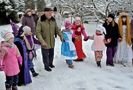 Masopustní průvod dětí ZŠ a MŠ Pustá Kamenice 2026 - foto č. 11