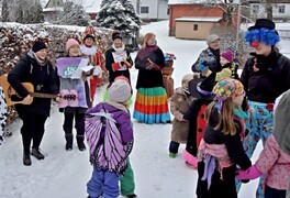 Masopustní průvod dětí ZŠ a MŠ Pustá Kamenice 2026 - foto č. 26